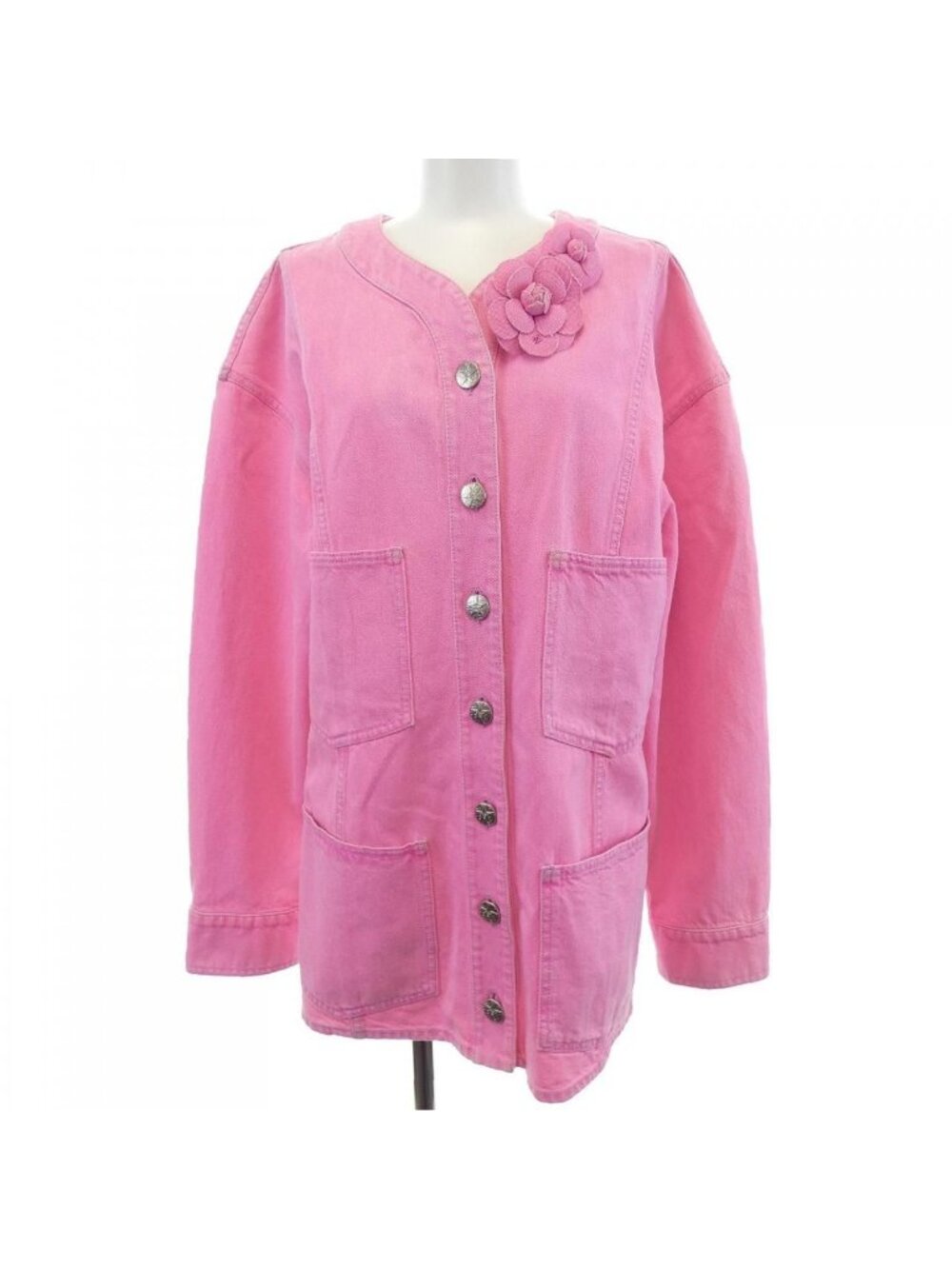 Chanel Denim Jacket Pink